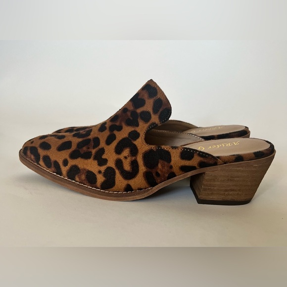 A Rider Girl cheetah/leopard print mules - never worn! - Picture 3 of 7